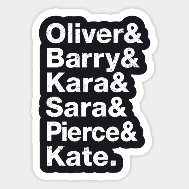 Arrowverse List Sticker by The_Interceptor